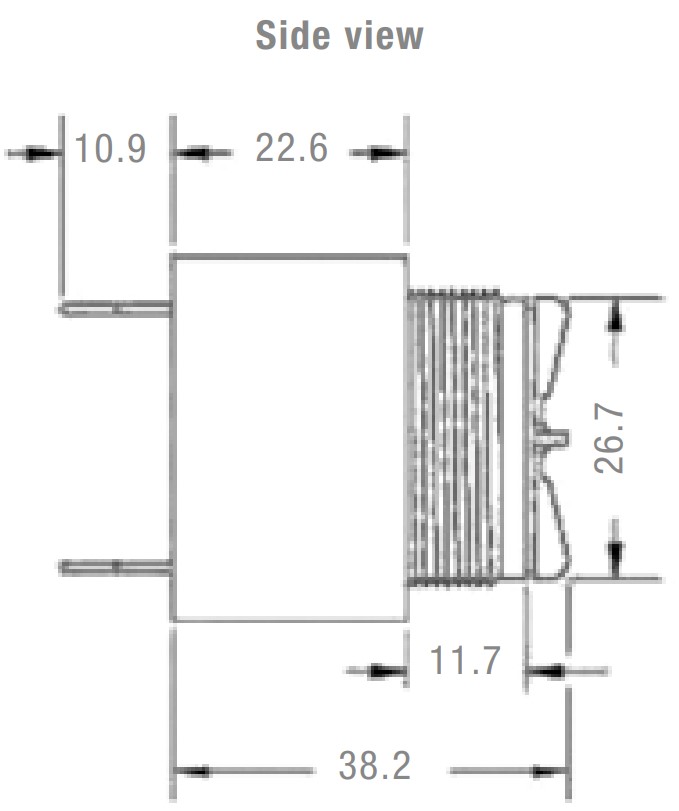 P 28 DMC Panel Mount Buzzer