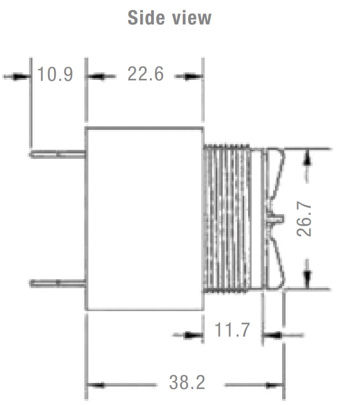 P 28 DMC Panel Mount Buzzer P 28 DMC Panel Mount Buzzer