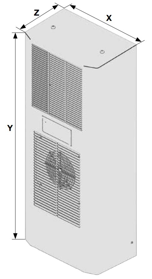 DTS 6301C Seitenanbau-Kühlgerät