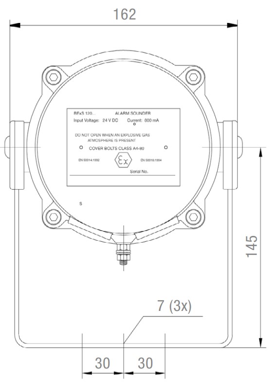 BExS 120DE-C Sounder Ex-ATEX