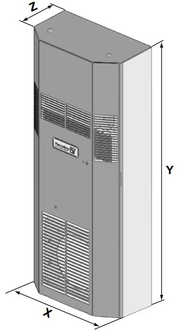 PAS 6133 Side Mount Air/Air Heat Exchanger PAS 6133 Side Mount Air/Air Heat Exchanger