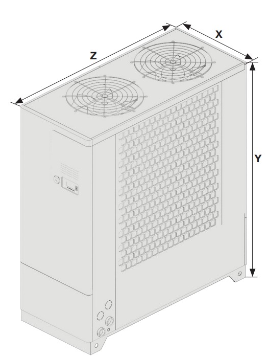 EBXT 800 Air-Cooled Active Liquid Cooler