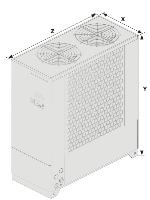 EBXT 1000 Air-Cooled Active Liquid Cooler