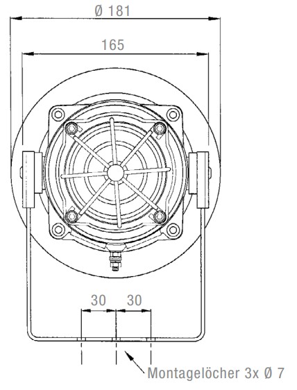 BExCS 110-05D Sound/Flash-combi Ex-ATEX