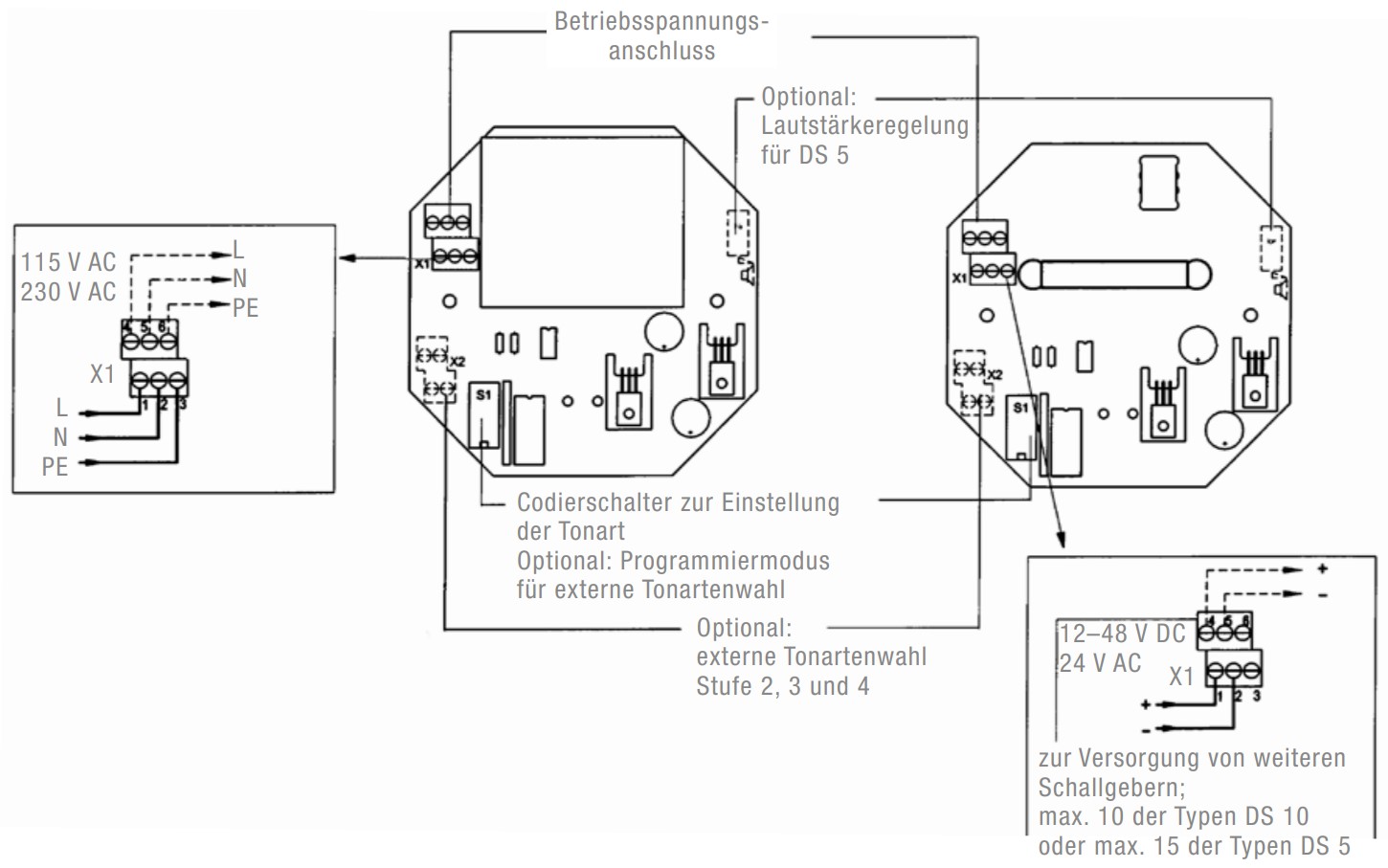 DS 5 Sounder, Loudness control