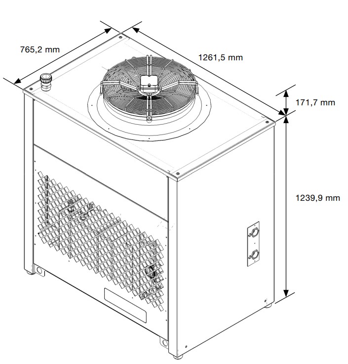 EB2.0L 210 Air-Cooled Active Liquid Cooler