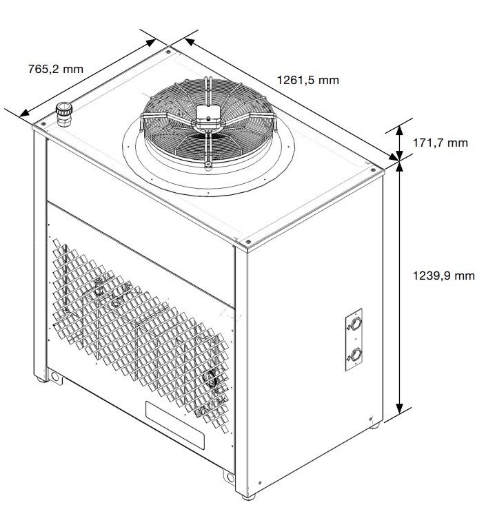 EB2.0L 260 400-460V Air-Cooled Active Liquid Cooler