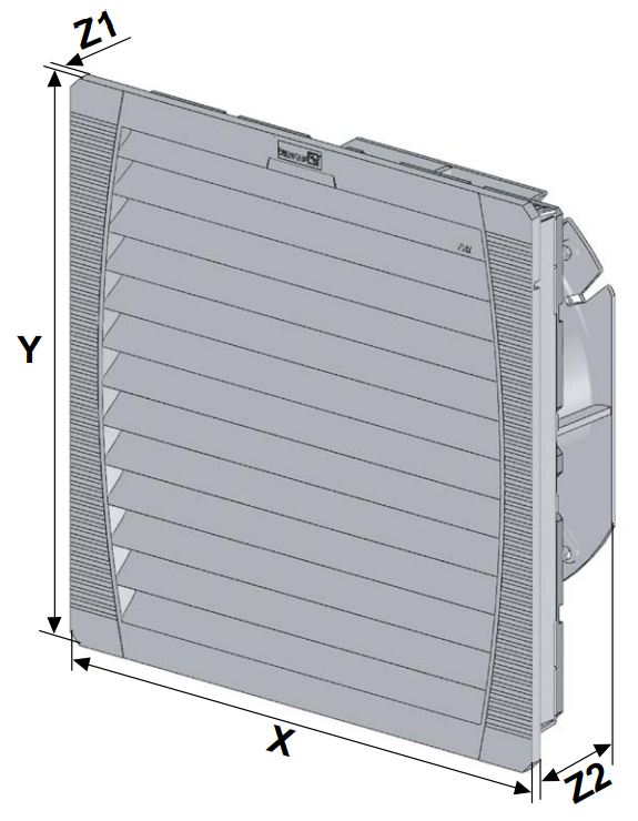 PF 67000 SL 230V IP54 Filterlüfter PF 67000 SL 230V IP54 Filterlüfter