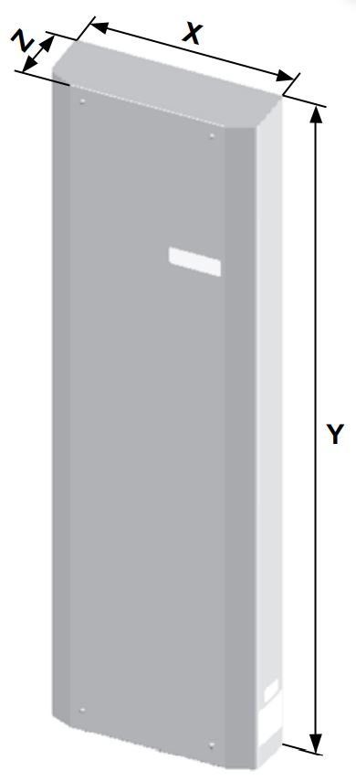 PWI 6302 Partially Recessed Air/Water Heat Exchanger