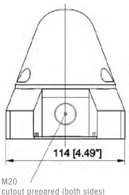 Pyra PY L-M-M LED multi light, monitored Pyra PY L-M-M LED multi light, monitored