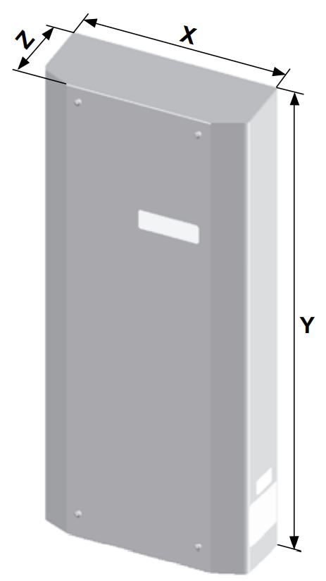 PWI 6302C Partially Recessed Air/Water Heat Exchanger