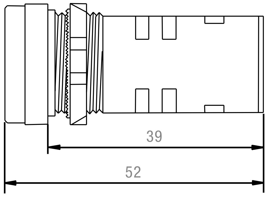 P 22 D Continuous LED Panel Mount Indicator