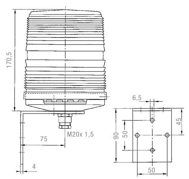 PMF 2015-SIL All-round Flashing Light