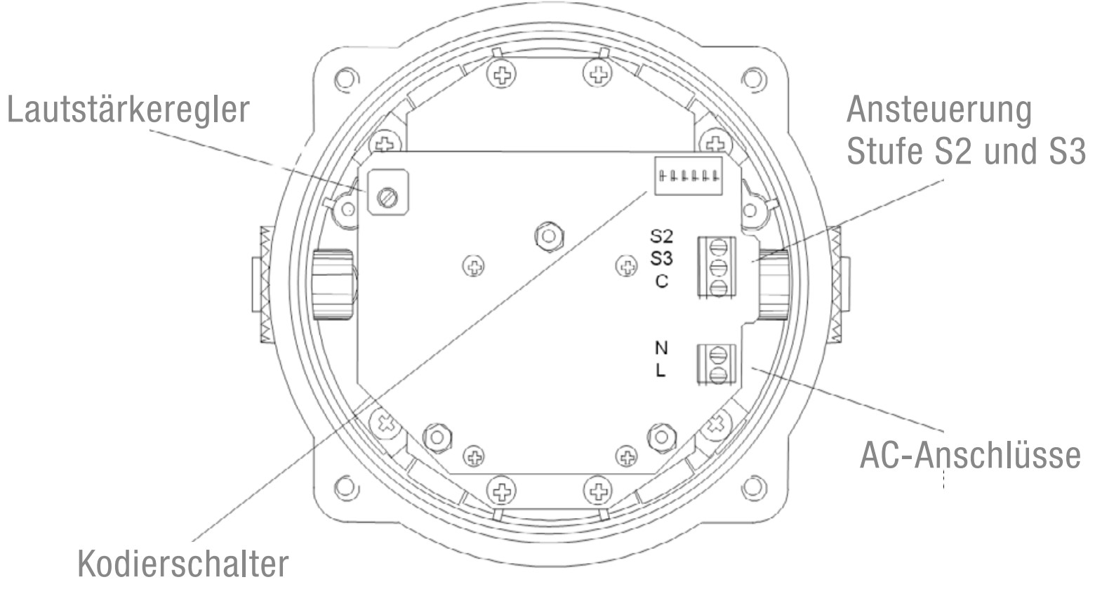 BExS 120DE-C Sounder Ex-ATEX