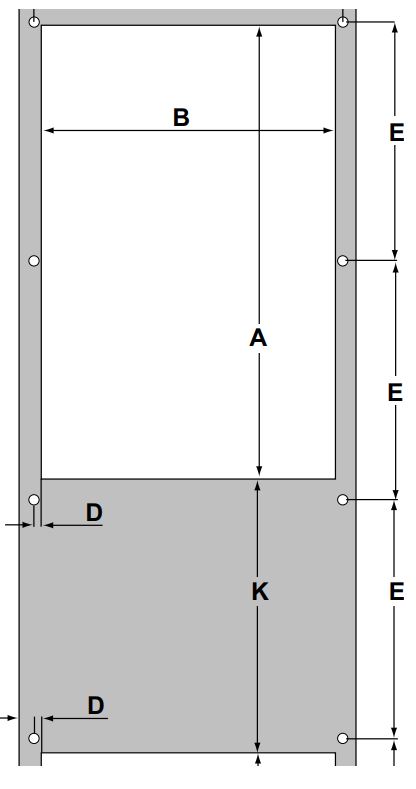 DTS 3185 460V Seitenanbau-Kühlgerät DTS 3185 460V Seitenanbau-Kühlgerät