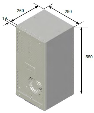 Green Series DTFS 6041 230V Seitenanbau oder vollversenktes Kühlgerät