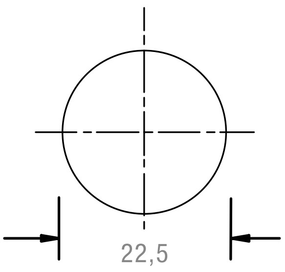 P 22 D Continuous LED Panel Mount Indicator