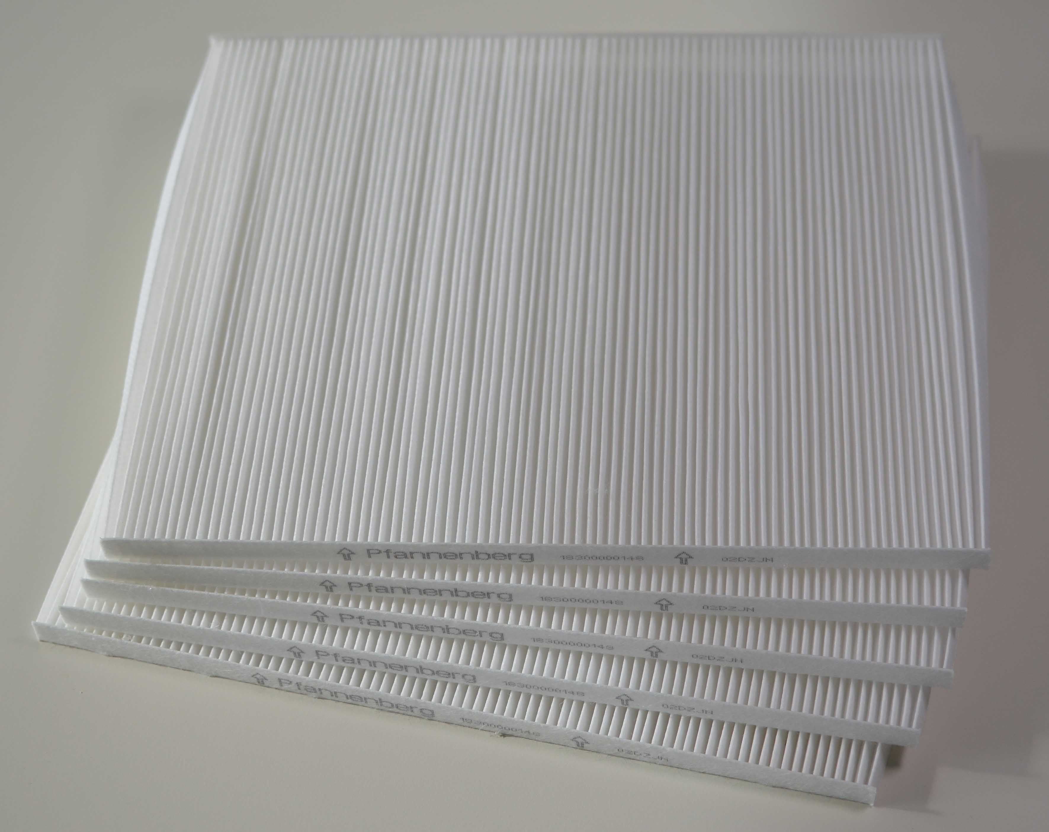 Faltenfilter für Kühlgeräte- 5 Stück Packung Faltenfilter für Kühlgeräte- 5 Stück Packung