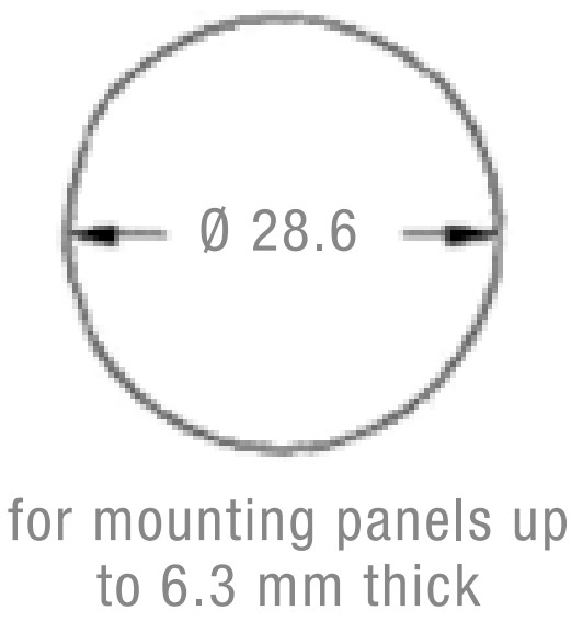 P 28 DMB Panel Mount Buzzer P 28 DMB Panel Mount Buzzer