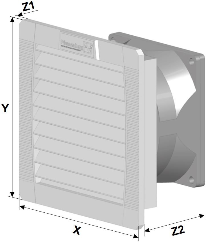 PFA 10000 IP54 Austrittsfilter PFA 10000 IP54 Austrittsfilter
