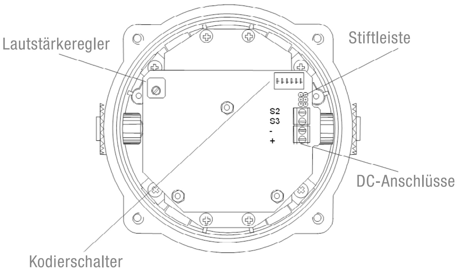 BExS 120DE-C Sounder Ex-ATEX