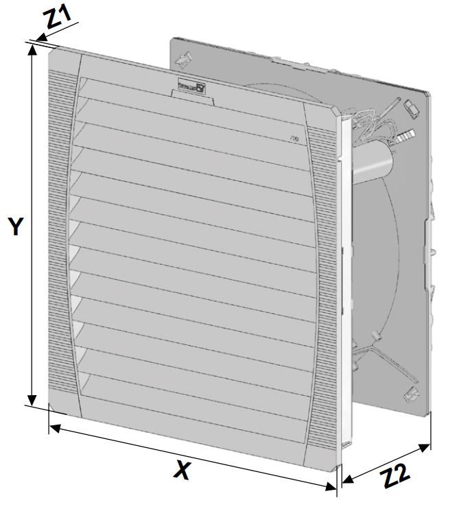 PF 66000 230V IP55 Filterlüfter PF 66000 230V IP55 Filterlüfter