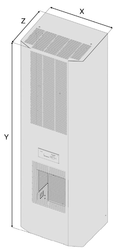 DTS 6X1E Seitenanbau-Kühlgerät