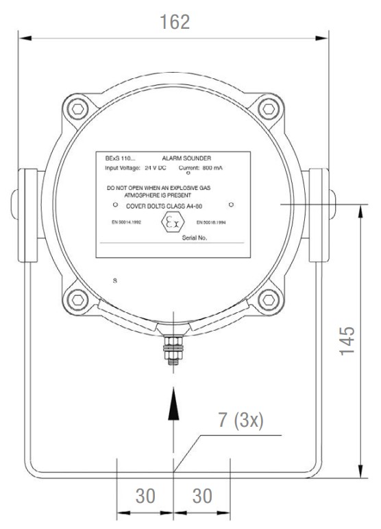 BExS 110DE-C Sounder Ex-ATEX