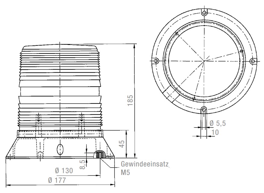 PMF 2030 All-round Flashing Light PMF 2030 All-round Flashing Light