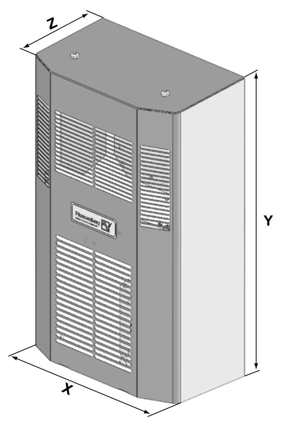PAS 6043 Side Mount Air/Air Heat Exchanger PAS 6043 Side Mount Air/Air Heat Exchanger