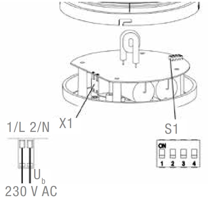 PMF 2030 All-round Flashing Light