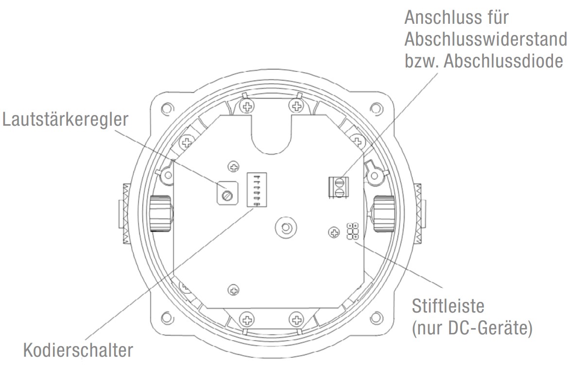 BExS 110DE-C Sounder Ex-ATEX