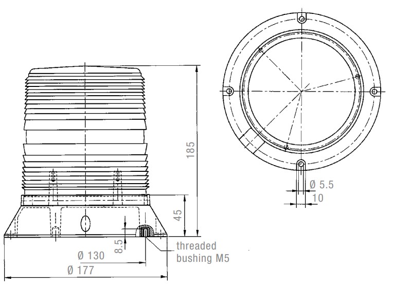 PMF 2030 All-round Flashing Light PMF 2030 All-round Flashing Light