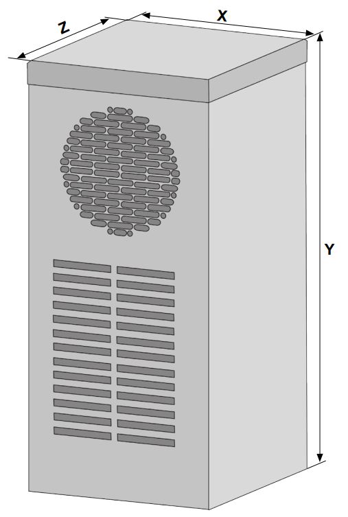 DTS 3031SS 230V Side Mount Cooling Unit