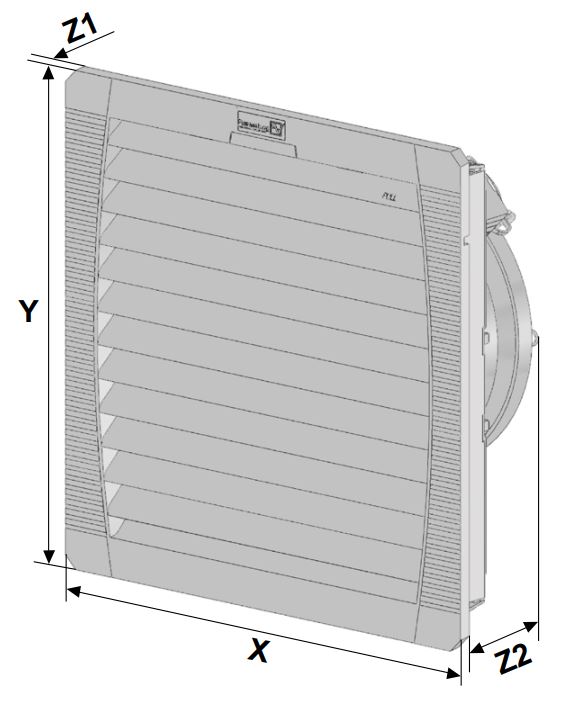 PF 43000 230V IP55 Filterfan PF 43000 230V IP55 Filterfan