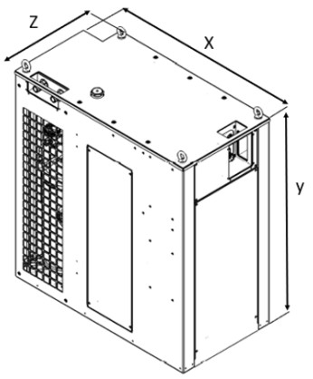VLV 12 570-800V DC  Luftgekühlter Aktiver Flüssigkeitskühler