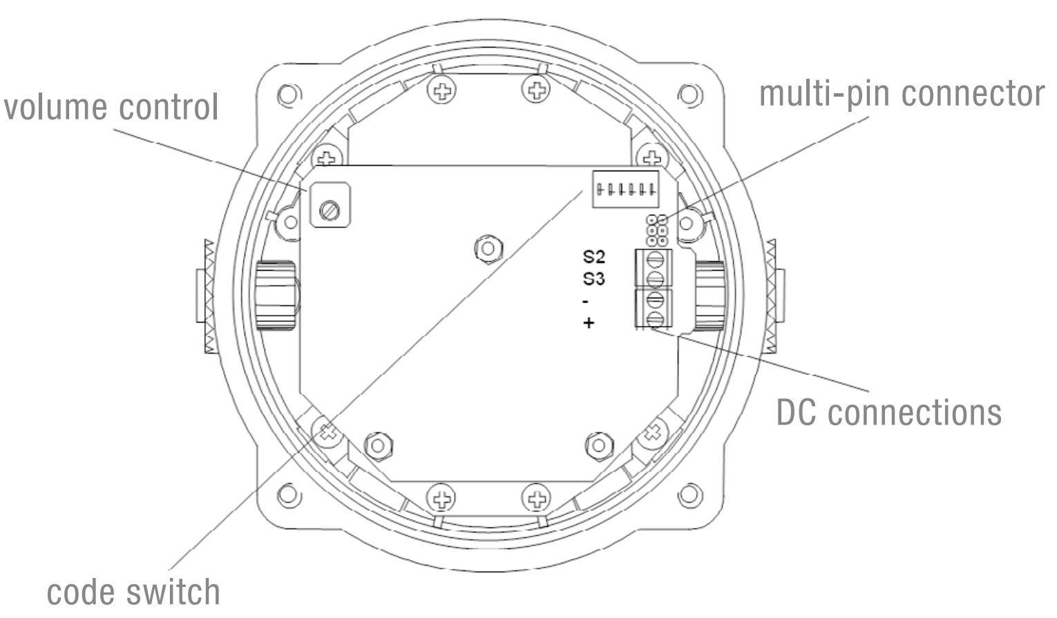 BExS 120DE-C Sounder Ex-ATEX