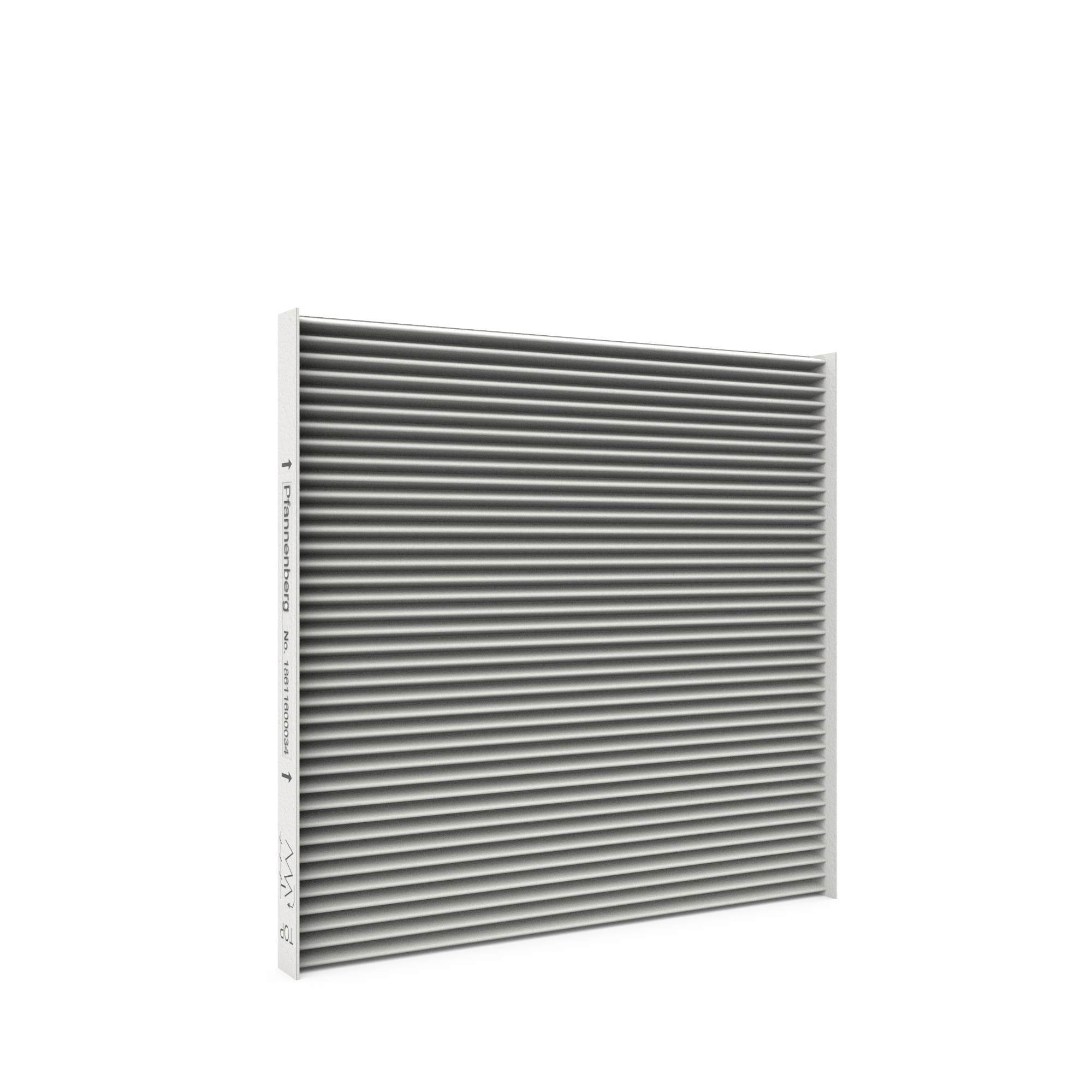 Replacement filter mat PF4x, fluted,IP55,5pcs,212x200mm Replacement filter mat PF4x, fluted,IP55,5pcs,212x200mm