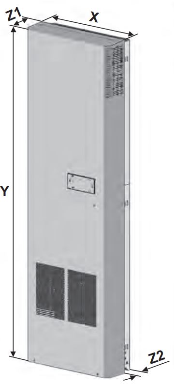 DTI 9341 230V Partially Recessed Cooling Unit DTI 9341 230V Partially Recessed Cooling Unit