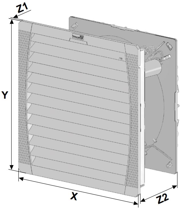PFA 60000 IP54 Austrittsfilter PFA 60000 IP54 Austrittsfilter