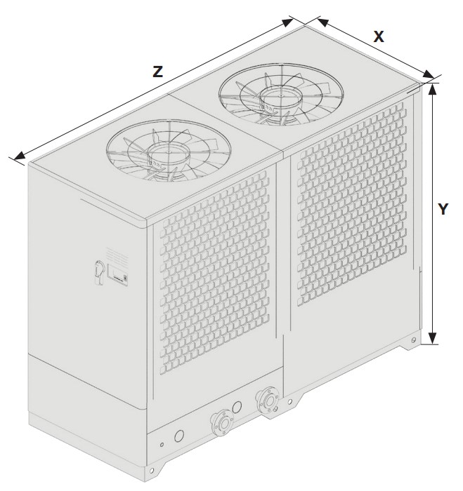 EBXT 1600 Air-Cooled Active Liquid Cooler