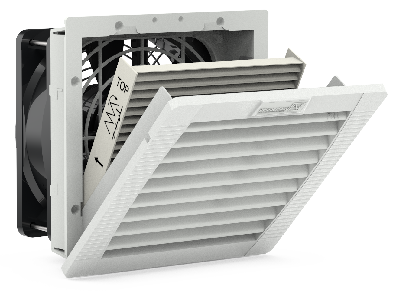 PF 22000 24V EMC IP55 Filterlüfter PF 22000 24V EMC IP55 Filterlüfter