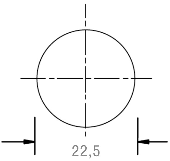 P 22 DFS Blinking LED Panel Mount Indicator