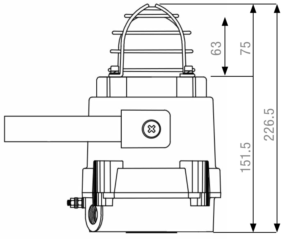 BExB G15-D Flashing Light Ex-ATEX