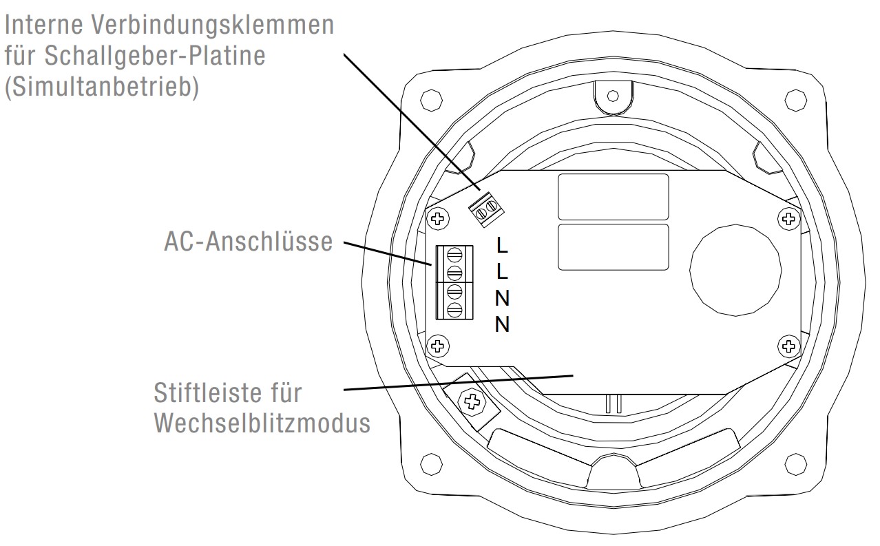 BExCS 110-05D Schall/Blitz-Kombi Ex-ATEX BExCS 110-05D Schall/Blitz-Kombi Ex-ATEX