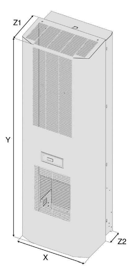 DTI 6X1E Partially Recessed Cooling Unit