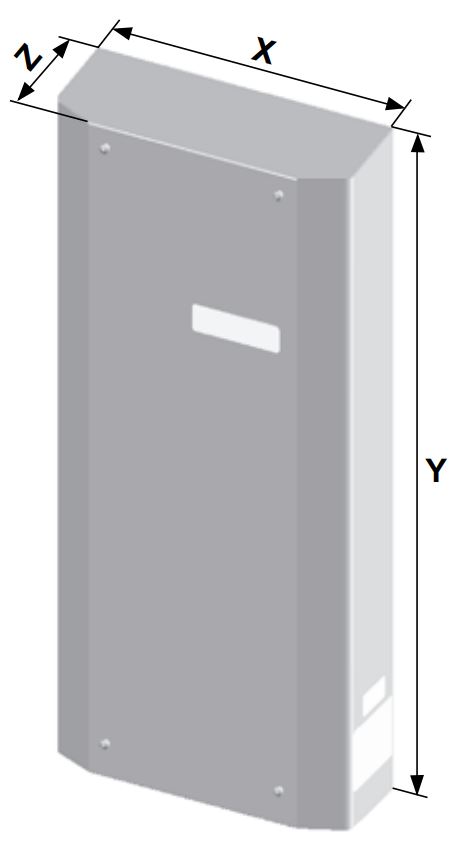 PWI 6152 Partially Recessed Air/Water Heat Exchanger