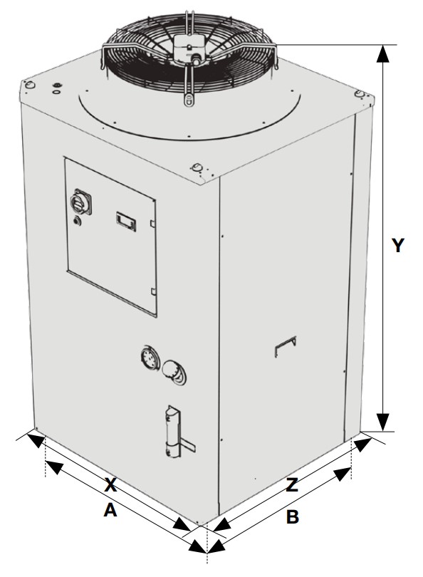 EB2.0 140 400-460V Air-Cooled Active Liquid Cooler