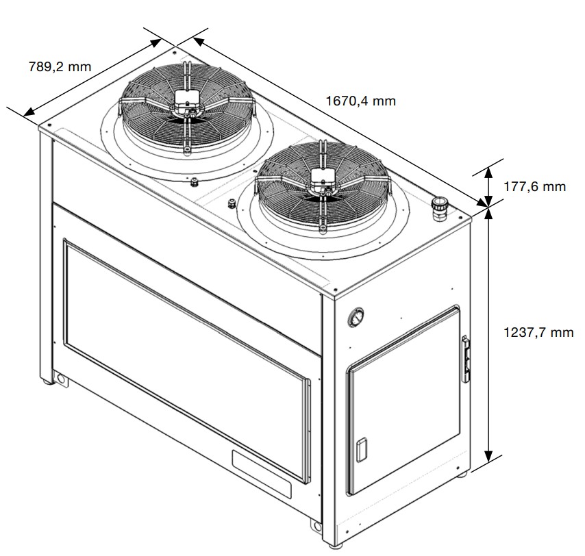 EB2.0L 310 Air-Cooled Active Liquid Cooler