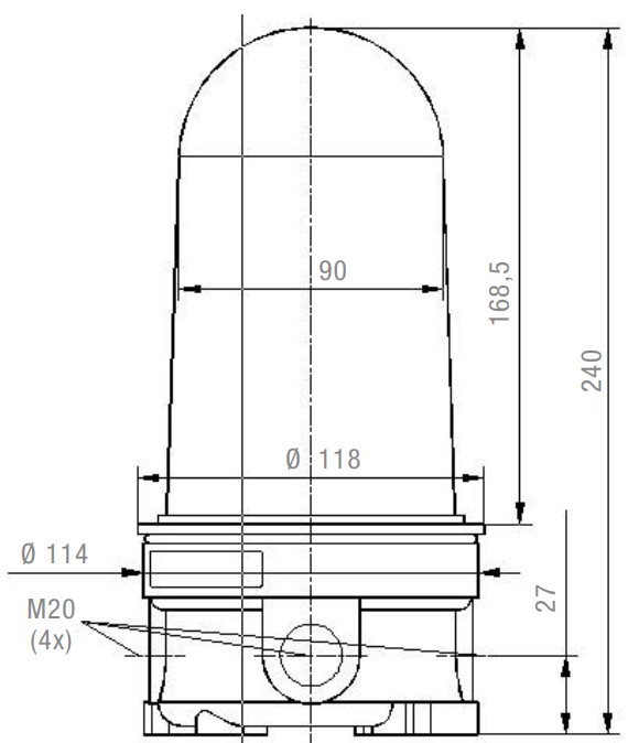 POL32-M LED Obstacle Light